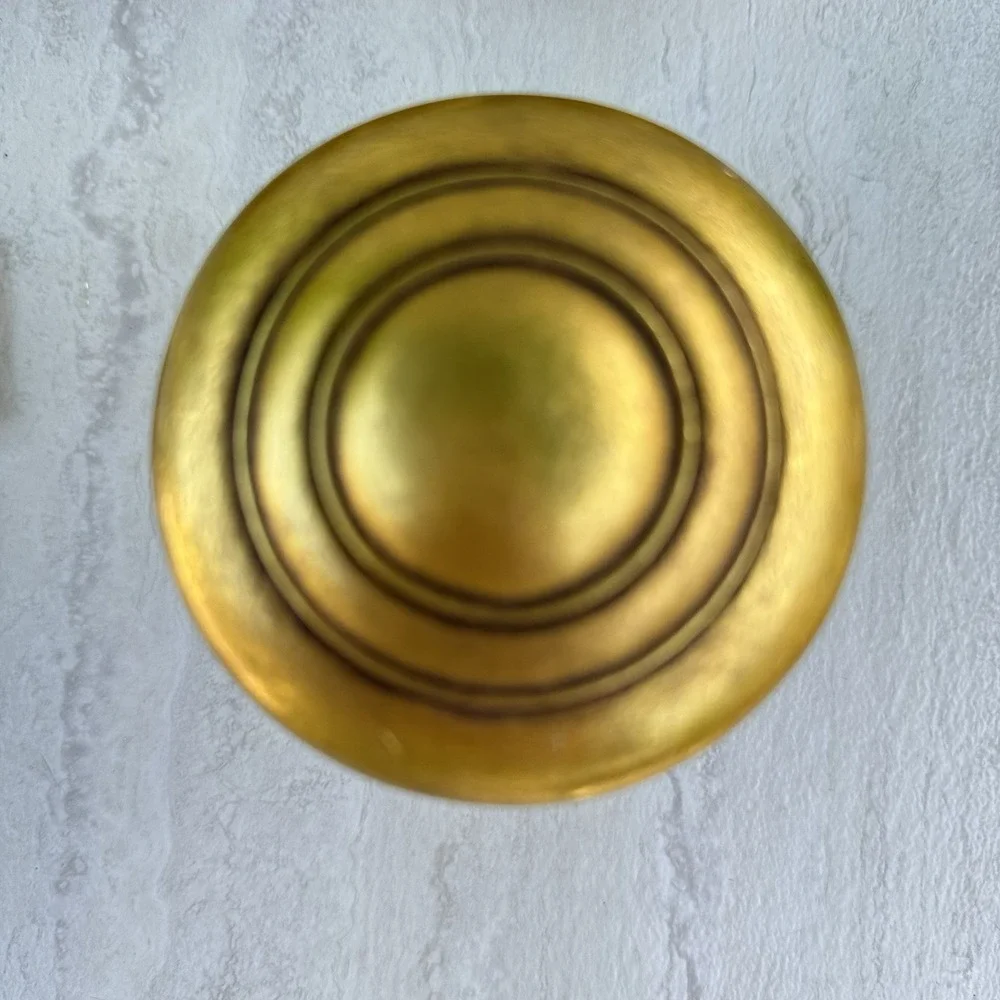 Set Of 4 Brass Tone Curtain Drapery Tiebacks 3